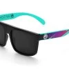 Regulator Sunglasses: Aqua Splash Customs -Heat Wave Visual Aqua Splash Black Angle