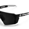 Future Tech Sunglasses: Bones Customs Z87+ 2 Future Tech Sunglasses: Bones Customs Z87+ -Heat Wave Visual Black Bones Side