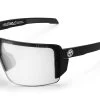 Vector Sunglasses: Anti Fog CLEAR Z87+ -Heat Wave Visual Black Clear Angle antifog