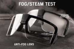 Vector Sunglasses: Anti Fog CLEAR Z87+ 7 Vector Sunglasses: Anti Fog CLEAR Z87+ -Heat Wave Visual Black Clear steam test clear