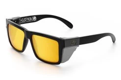 VISE Z87 Sunglasses Black Frame: Gold Lens 9 VISE Z87 Sunglasses Black Frame: Gold Lens -Heat Wave Visual Black Gold Rush Angle1 SmokeSS