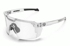 Future Tech Sunglasses: Vapor Clear Frame Photochromic Lens Z87+