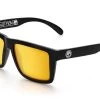H2O XL VISE Floating Sunglasses: -Heat Wave Visual H2O Black Gold Rush Angle