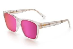 Marylin Sunglasses: Marble -Heat Wave Visual Marylin Marble Fuschia