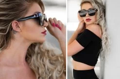 Marylin Sunglasses: BLACK 25 Marylin Sunglasses: BLACK -Heat Wave Visual Marylin Purple Ally