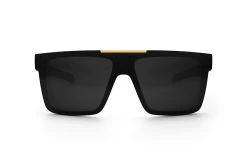 Performance Quatro Sunglasses: Black Z87+ -Heat Wave Visual Quatro Perf Black Matte Black Front