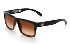 VISE Sunglasses: Whiskey Faders -Heat Wave Visual Whiskey Fader Brown Lurk Angle
