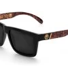 XL VISE Sunglasses: Woodgrain Customs -Heat Wave Visual Woodgrain Custom Black Angle