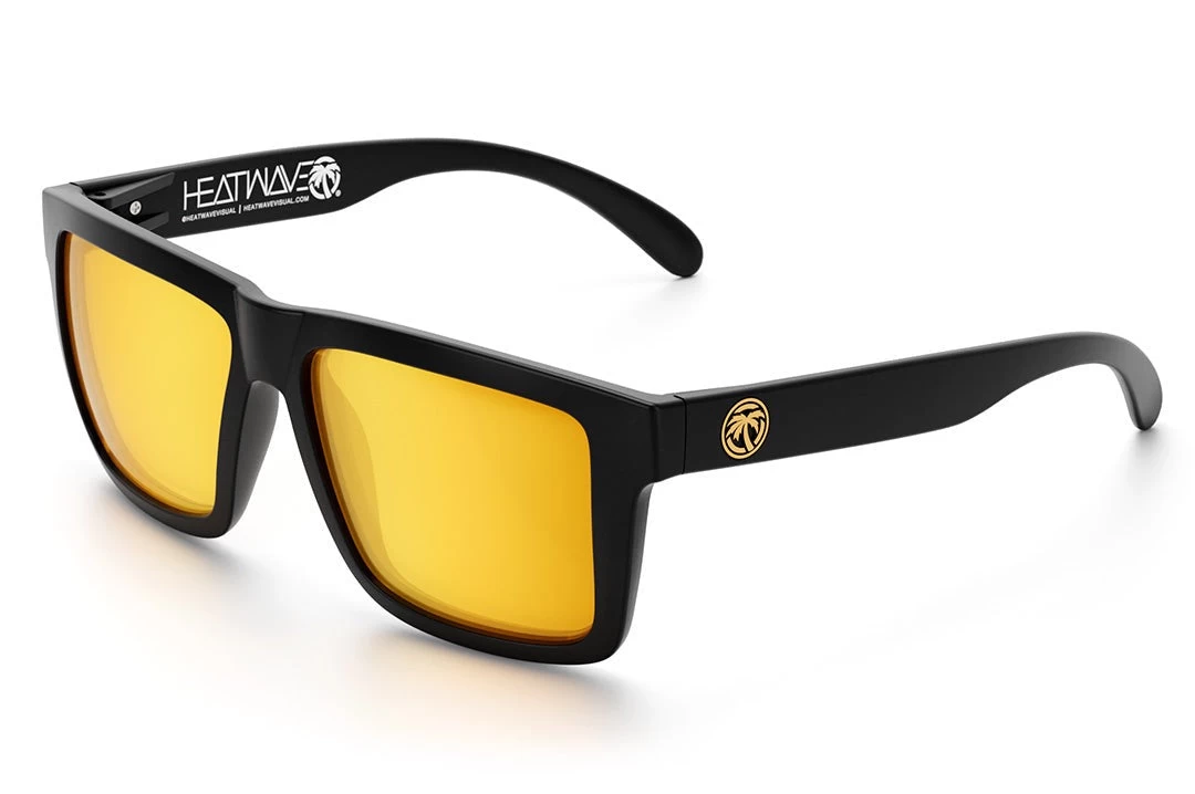 XL VISE Z87 Sunglasses Black Frame: Gold Lens 3 XL VISE Z87 Sunglasses Black Frame: Gold Lens