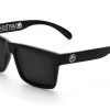 VISE Z87 Sunglasses Black Frame: Black Lens -Heat Wave Visual Z87 Vise Black Silver Emb