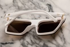 Clarity Sunglasses: White -Heat Wave Visual clarity white detail 2