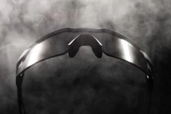 Future Tech Sunglasses: Black Frame Anti Fog Black Lens Z87+ -Heat Wave Visual future