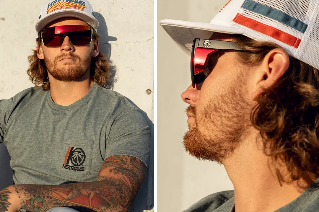 Performance Lazer Face Sunglasses: Red/Orange Z87+ 6 Performance Lazer Face Sunglasses: Red/Orange Z87+ - Image 4